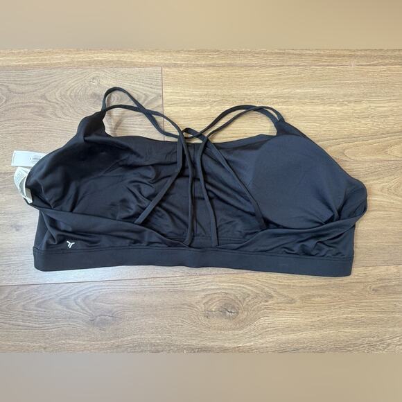 NWT Old Navy Sports Bra Bundle Black Light Support Blue High Support Size 4X - Picture 7 of 9